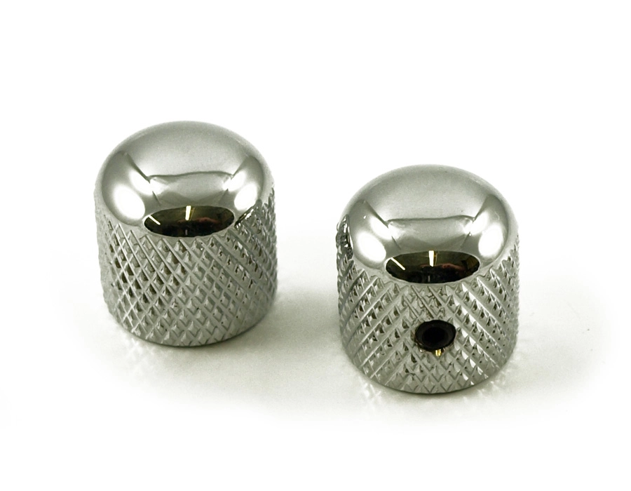 Brass Dome Knob (2) Chrome