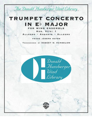 Alfred Publishing - Trumpet Concerto in E-flat Major - Haydn/Rumbelow - Trompette/Orchestre dharmonie - Niveau 5.5