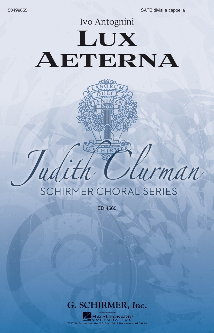Lux Aeterna - Antognini - SATB