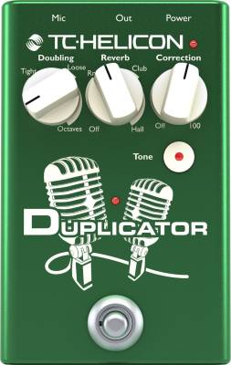 Duplicator Vocal Effects Pedal w/Doubling, Reverb and Pitch Correction