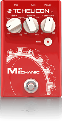 Mic Mechanic 2 Echo, Reverb and Pitch Correction Pedal
