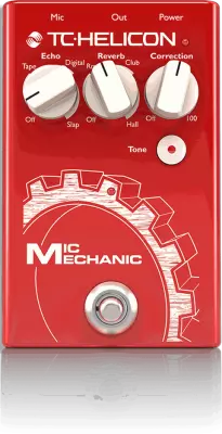 TC-Helicon - Mic Mechanic 2 Echo, Reverb and Pitch Correction Pedal