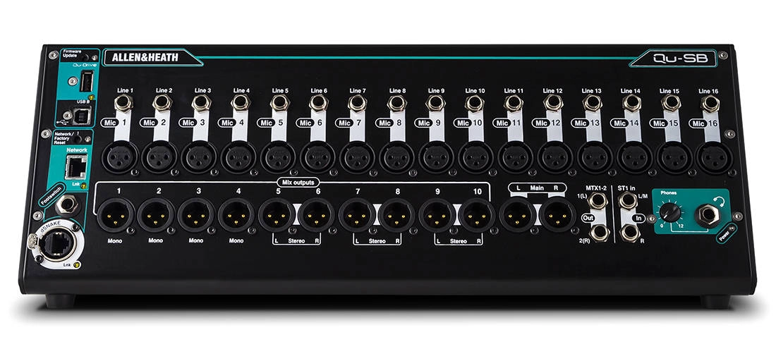 Qu-SB Portable 18-In/14-Out Digital Mixer