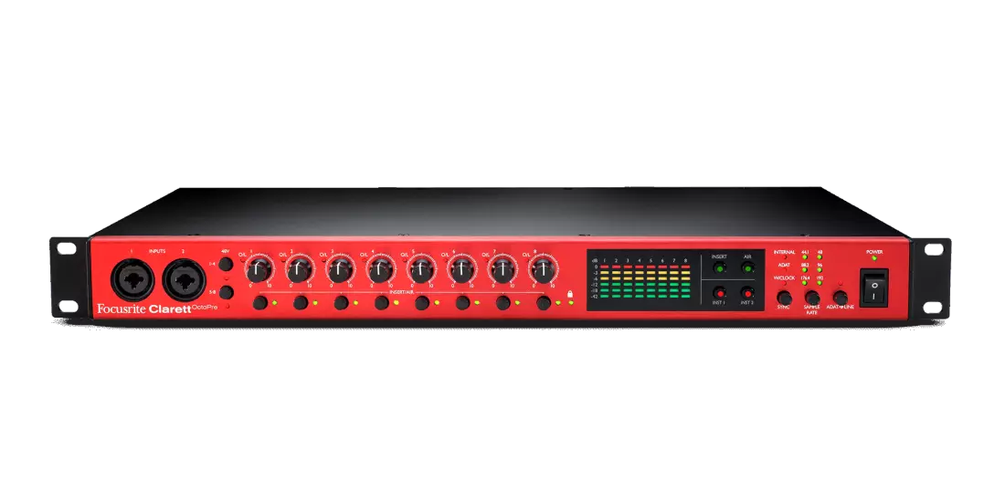 Clarett OctoPre Eight Channel Mic Pre and AD/DA Converter