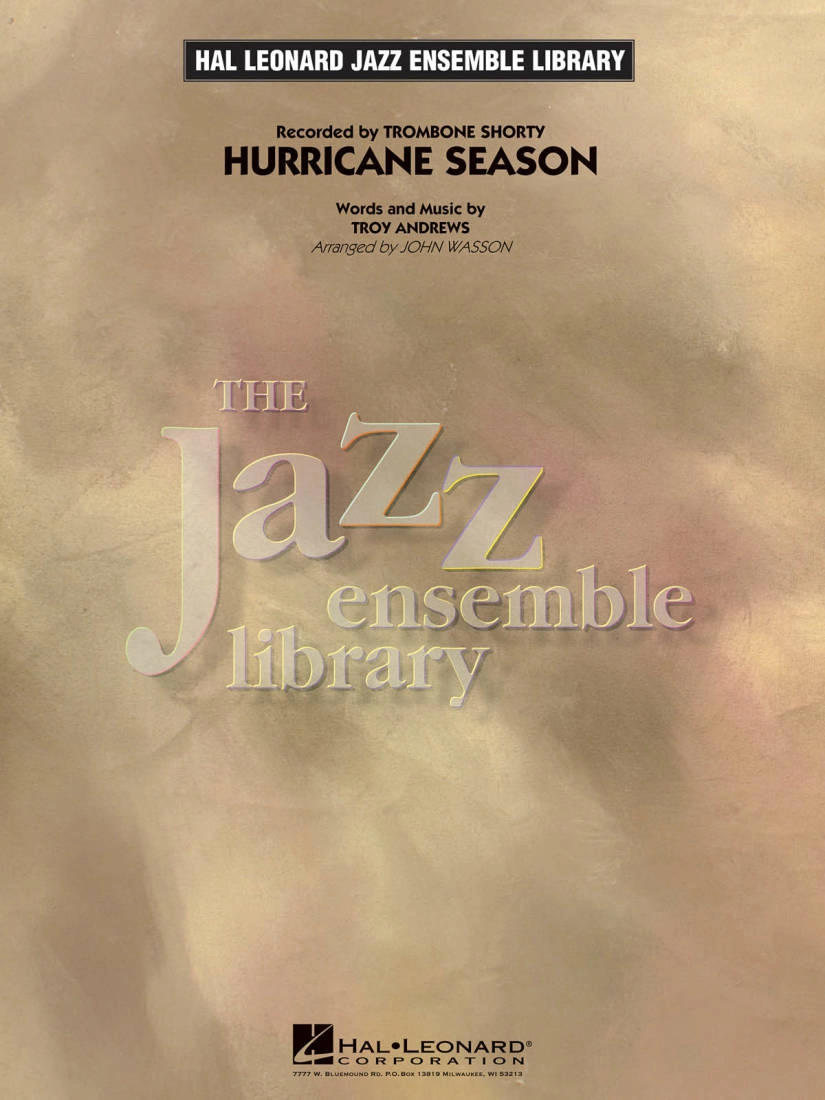 Hurricane Season - Andrews/Wasson - Jazz Ensemble - Gr. 4