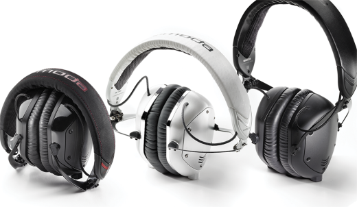 Crossfade M-100 Headphones - White Silver