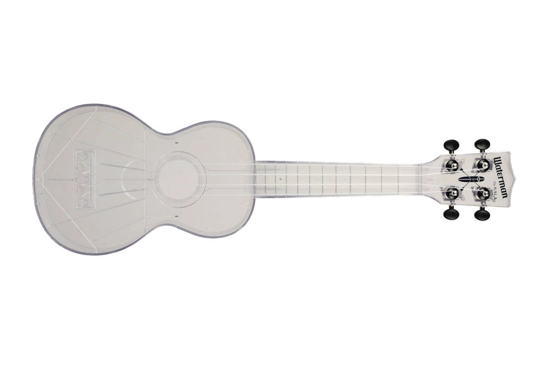 Waterman Soprano Ukulele - Transparent Ice