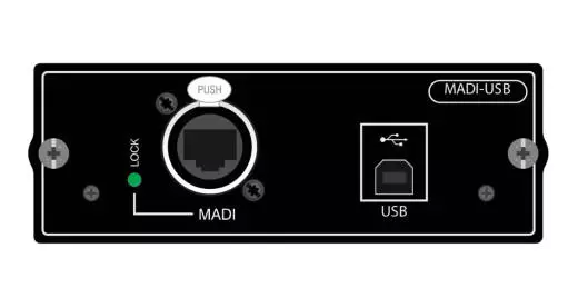 32-Channel MADI-USB Combo Option Card for Si Series