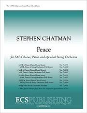 ECS Publishing - Peace - Teasdale/Chatman - SAB