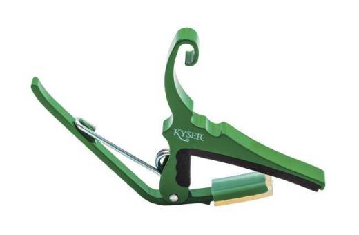 Quick-Change Capo for 6-String Acoustic Guitar - Emerald Green