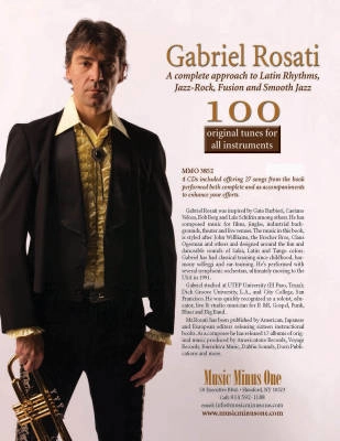 Music Minus One - Gabriel Rosati - 100 Original Tunes for All Instruments - Book/CD