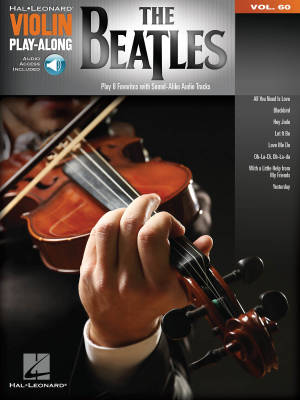 The Beatles:  Violin Play-Along Volume 60 - Book/Audio Online