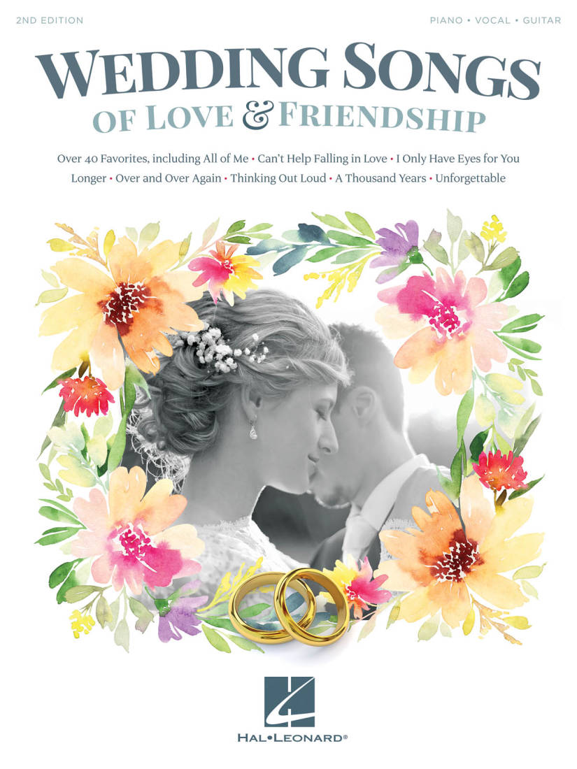 Wedding Songs of Love & Friendship - 2nd Edition - Piano/Vocal/Guitar - Book