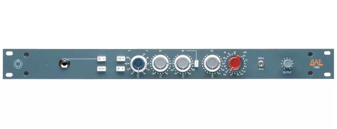 1084 Rack - Single Channel Mic Pre with EQ & Power Supply