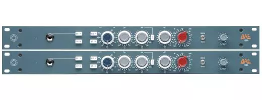 BAE Audio - 1084 Rack Pair - Single Channel Mic Pre with EQ & Power Supply