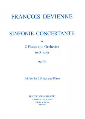 Symphony Concertante in G major Op. 76 - Devienne/Lasocki  - 2 Flutes/Piano