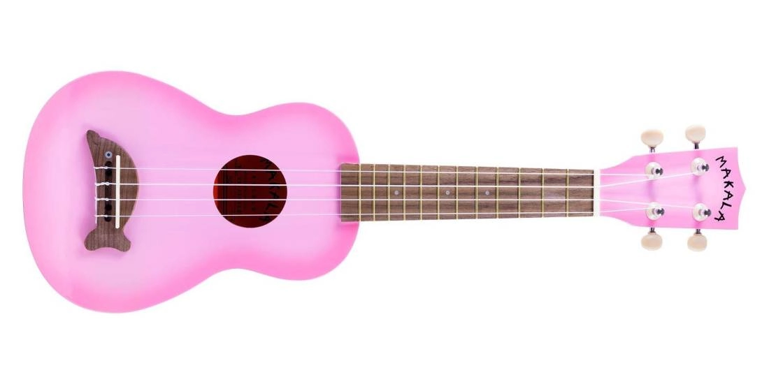 Dolphin Soprano Ukulele - Pink Burst