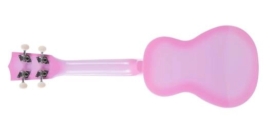 Dolphin Soprano Ukulele - Pink Burst