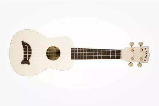 Dolphin Ukulele - Pearl White