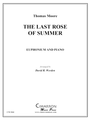 The Last Rose of Summer - Moore/Werden - Euphonium/Piano