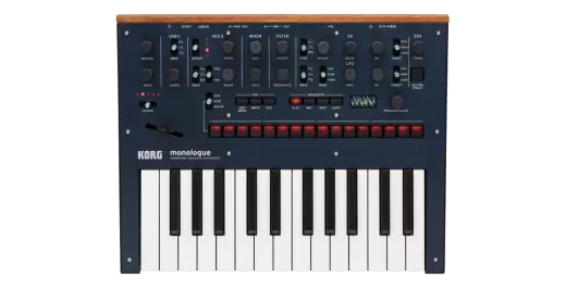 Monologue Mini Monophonic Analogue Synthesizer - Blue