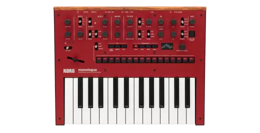Monologue Mini Monophonic Analogue Synthesizer - Red