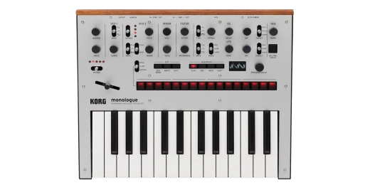 Korg - Monologue Mini Monophonic Analogue Synthesizer - Silver