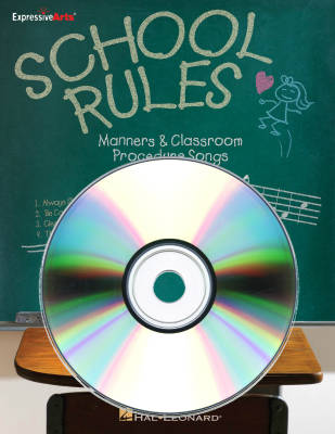Hal Leonard - School Rules: Manners and Classroom Procedure Songs - Green - CD de performance/accompagnement