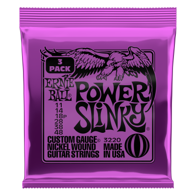 3-Pack Power Slinky Electric Strings 11-48