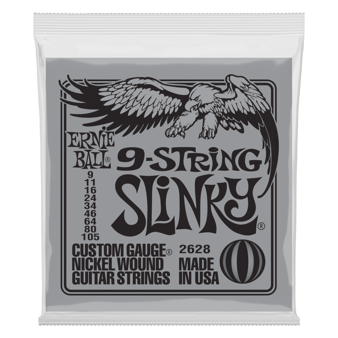 9-String Slinky Electric Guitar Set 9-105