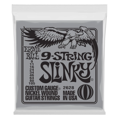 Ernie Ball - 9-String Slinky Electric Guitar Set 9-105