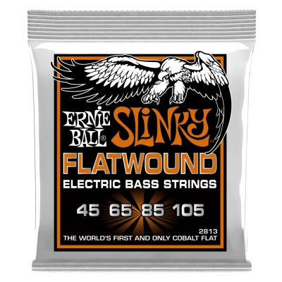 Ernie Ball - Hybrid Slinky Flatwound Bass Strings 45-105