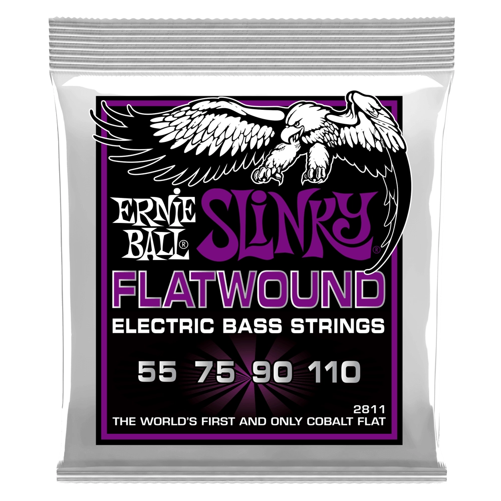 Power Slinky Flatwound Bass Strings 55-110