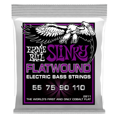 Ernie Ball - Power Slinky Flatwound Bass Strings 55-110