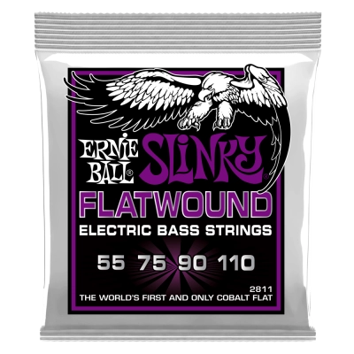 Ernie Ball - Power Slinky Flatwound Bass Strings 55-110