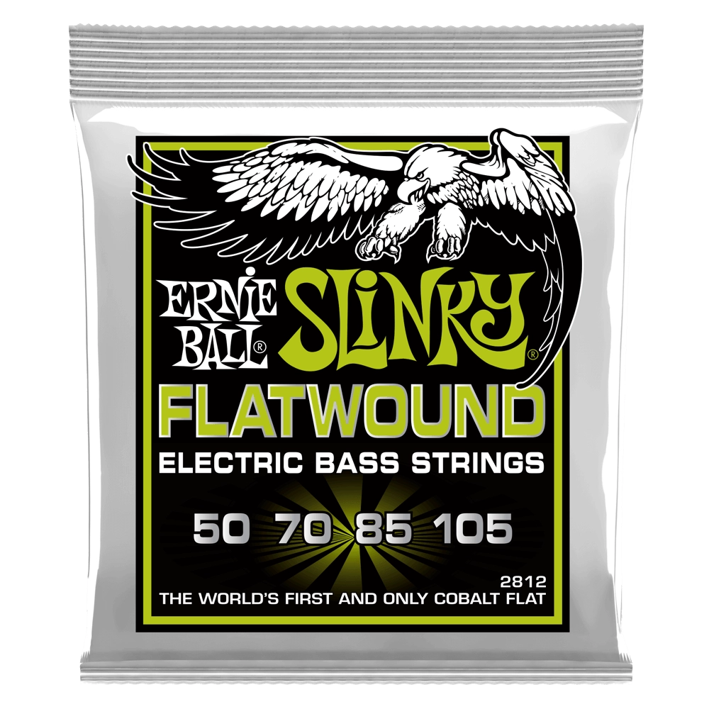 Regular Slinky Flatwound Bass Strings 50-105