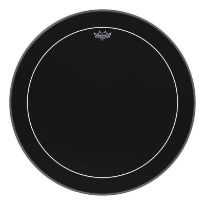 Remo - Pinstripe Ebony Bass Drumhead, 26