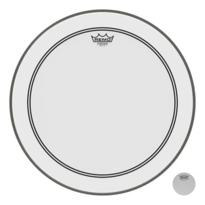 Remo - Powerstroke P3 Smooth White Bass Drumhead, 20