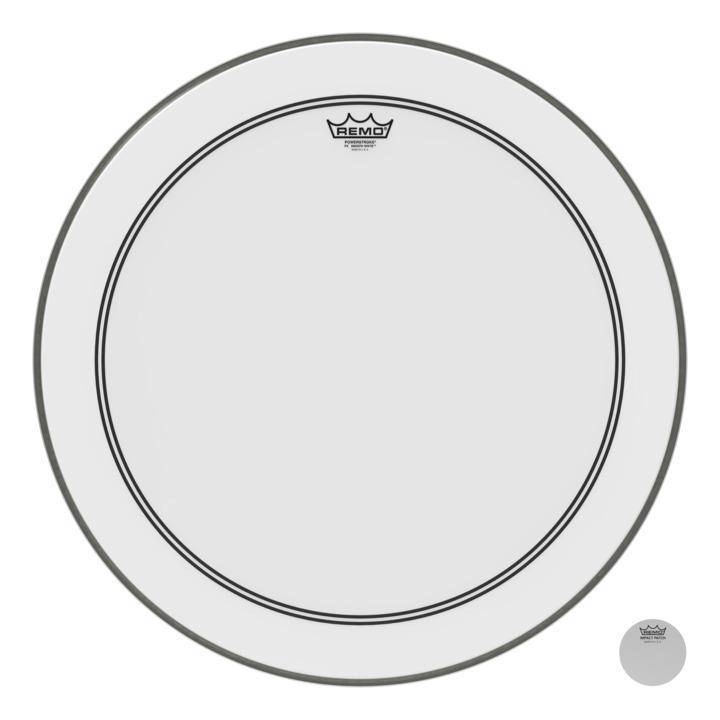 Powerstroke P3 Smooth White Bass Drumhead, 24\'\'