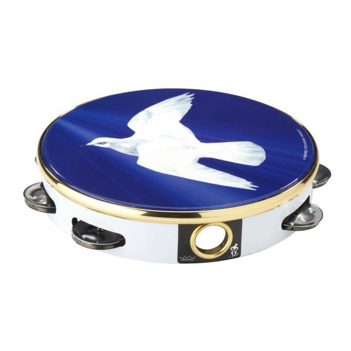 Praise Tambourine - Religious Dove, 8\'\'