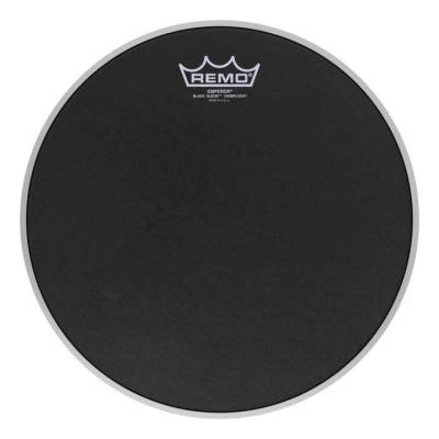 Remo - Emperor Black Suede Crimplock Tenor Drumhead, 12