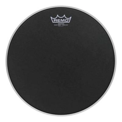 Remo - Emperor Black Suede Crimplock Tenor Drumhead, 13