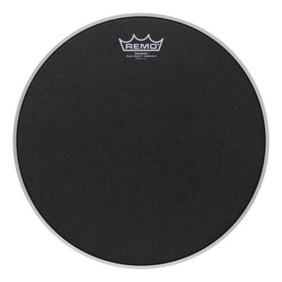 Remo - Emperor Black Suede Crimplock Tenor Drumhead, 14