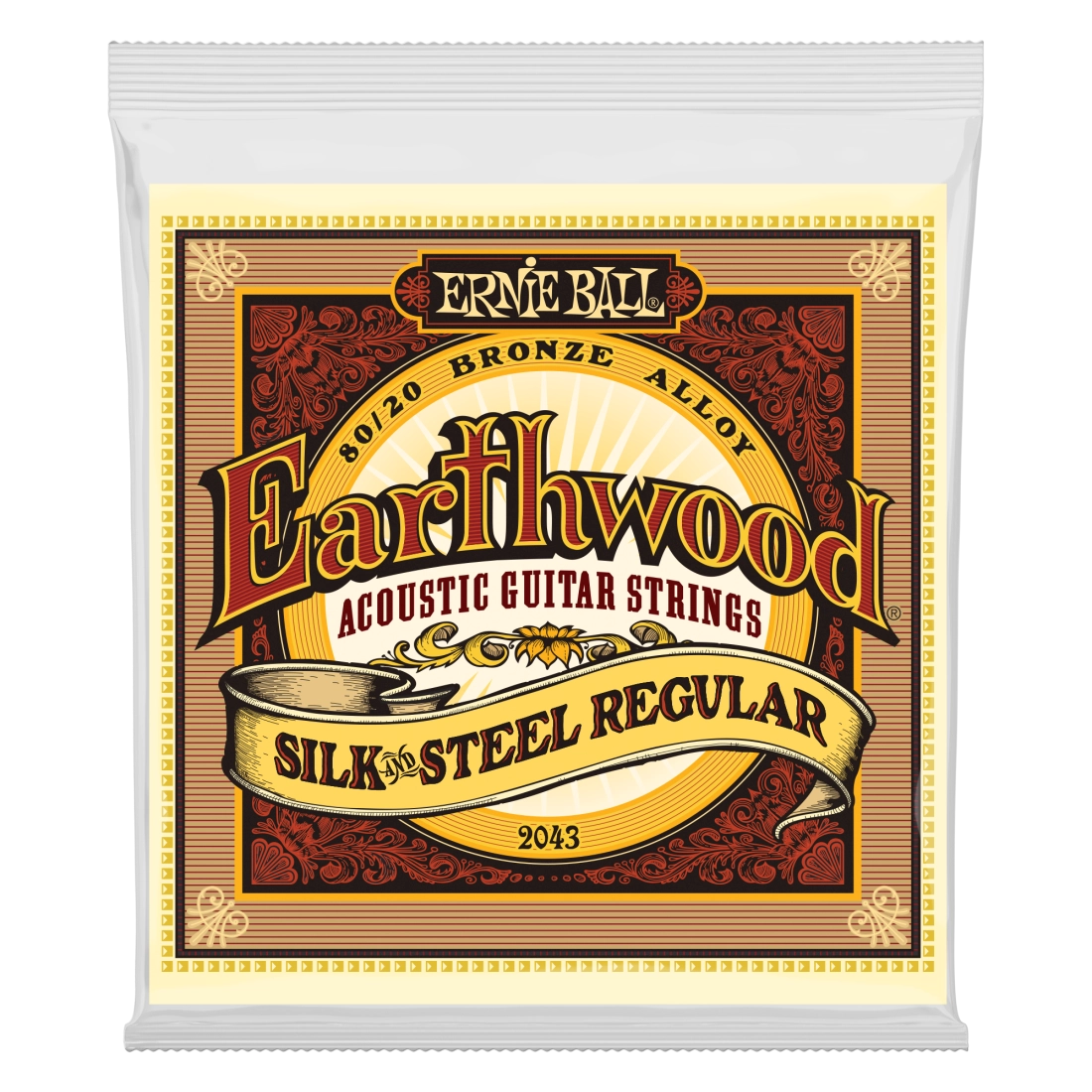 Earthwood Silk & Steel 80/20 Bronze Acoustic Strings 13-56