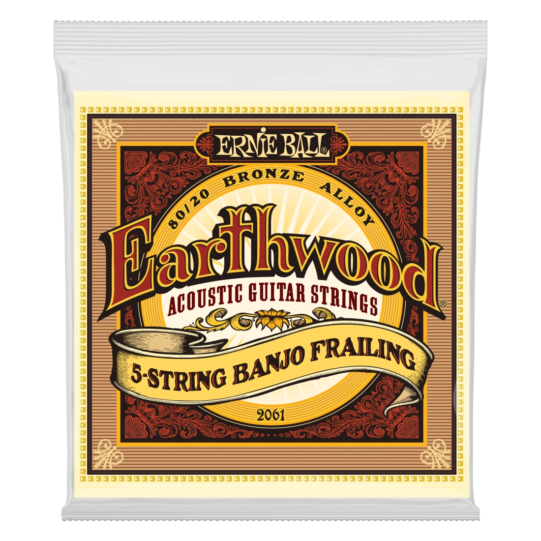 Earthwood 5-String Banjo Frailing Loop End 80/20 Bronze Strings