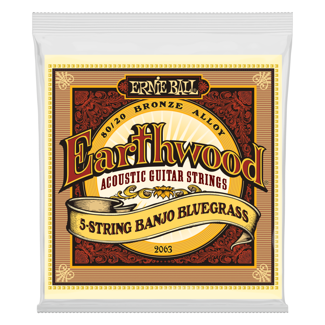 Earthwood 5-String Banjo Bluegrass Loop End 80/20 Bronze Strings