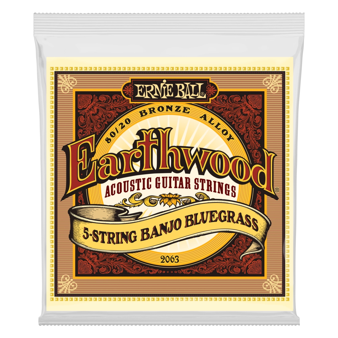 Earthwood 5-String Banjo Bluegrass Loop End 80/20 Bronze Strings