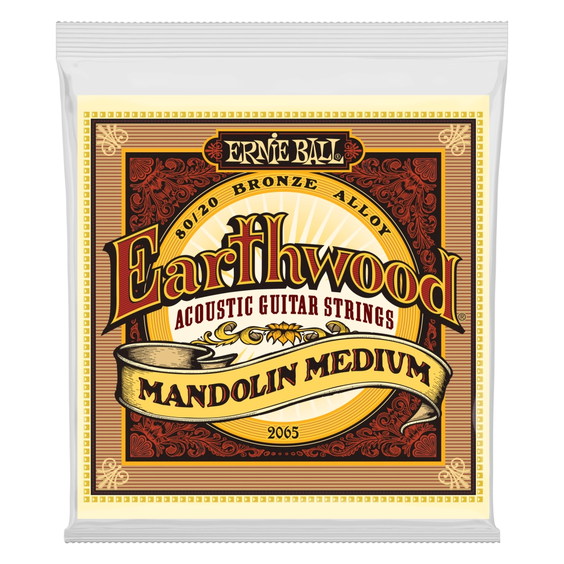 Earthwood Mandolin Medium Loop End 80/20 Bronze Strings 10-36