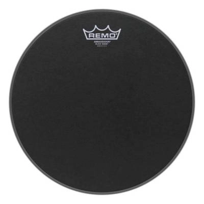 Remo - Ambassador Black Suede Drumhead, 12