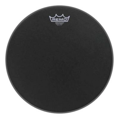 Remo - Ambassador Black Suede Drumhead, 13